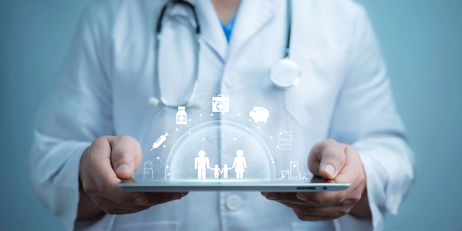 IV vitamin therapy stand at Your Medical Center
